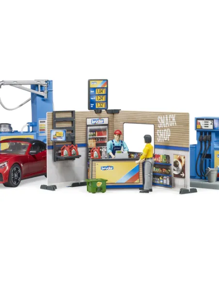 BRUDER bworld Tankstelle mit Waschplatz| 62111