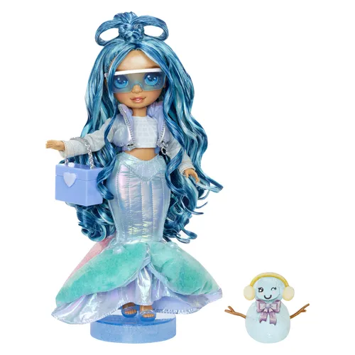 Rainbow High Winter Wonderland Doll- Skyler (Blue)