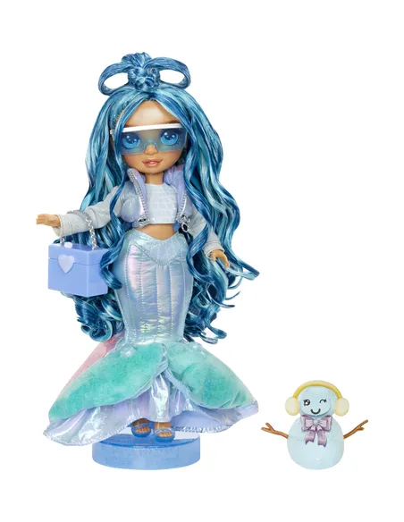 Rainbow High Winter Wonderland Doll- Skyler (Blue)