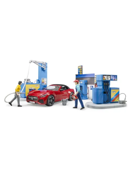 BRUDER bworld Tankstelle mit Waschplatz| 62111