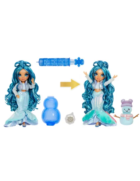 Rainbow High Winter Wonderland Doll- Skyler (Blue)