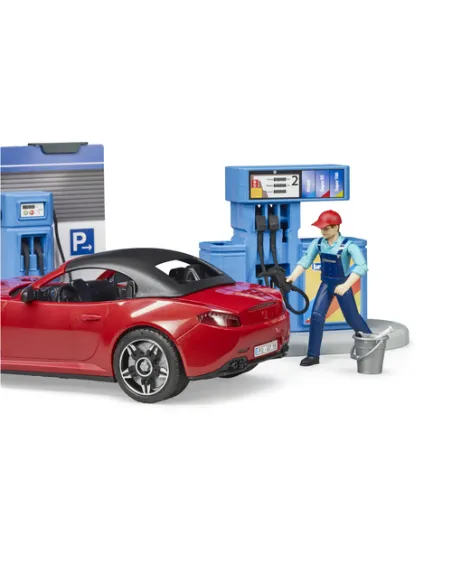 BRUDER bworld Tankstelle mit Waschplatz| 62111