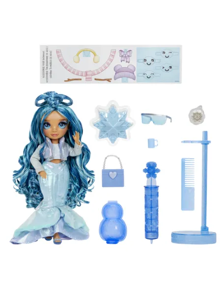 Rainbow High Winter Wonderland Doll- Skyler (Blue)