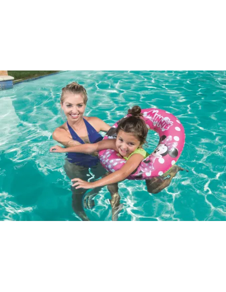 Bestway 91040 galleggiante da piscina e da spiaggia Rosa Vinile Salvagente