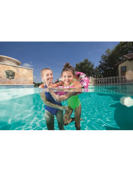 Bestway 91040 galleggiante da piscina e da spiaggia Rosa Vinile Salvagente