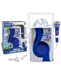 Bontempi Karaoke Wireless Boom Box with disco light effects