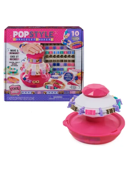 Cool Maker , Macchina Crea Braccialetti, con 170 Perline alla Moda e 20 Elastici, Crea fino a 10 Braccialetti. Giochi per Bambin