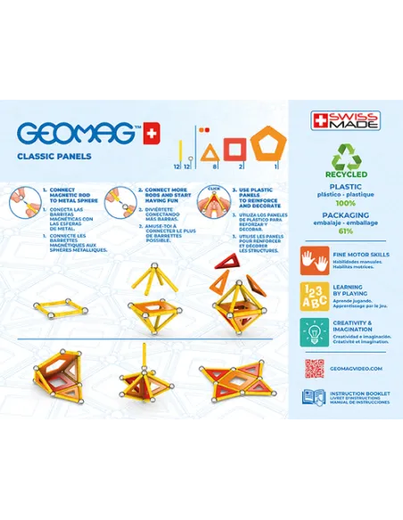 Geomag Classic GM470 giocattolo antistress Giocattolo con magnete al neodimio