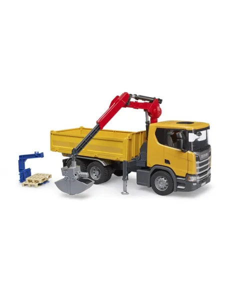 CAMION RIBALTABILE Con GRU+PALLET SCANIA SUPER 560R (3551)