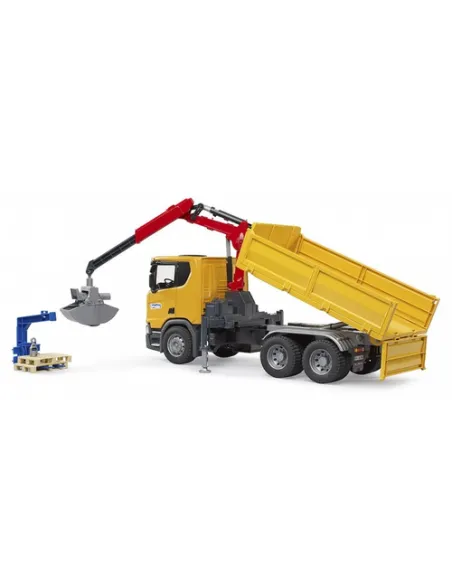 CAMION RIBALTABILE Con GRU+PALLET SCANIA SUPER 560R (3551)