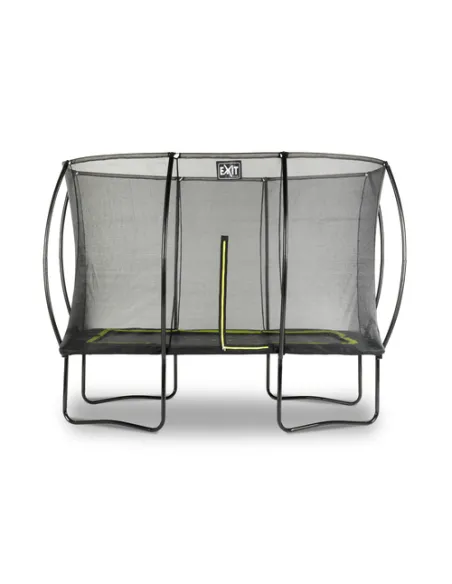 EXIT Silhouette trampoline 214x305cm - black Esterno Rettangolare Molla elicoidale Trampolino fuori terra