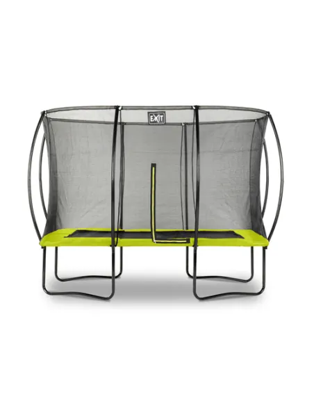 EXIT Silhouette trampoline 214x305cm - green Esterno Rettangolare Molla elicoidale Trampolino fuori terra