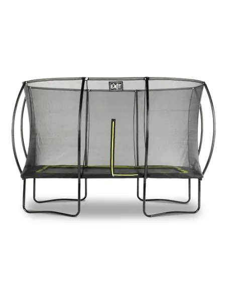 EXIT Silhouette trampoline 244x366cm - black Esterno Rettangolare Molla elicoidale Trampolino fuori terra