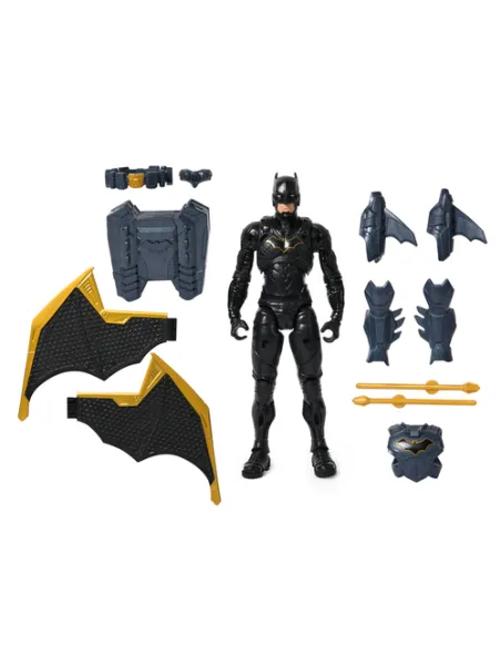 DC Comics , Action Figure Batman Adventures Night Sky, Alto 30 cm con Ali Espandibili, 17 Punti di Articolazione, 7 Accessori e 