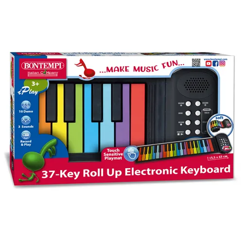 PIANO ROLL UP 37 TASTI NOTE COLORATE (54 3720)