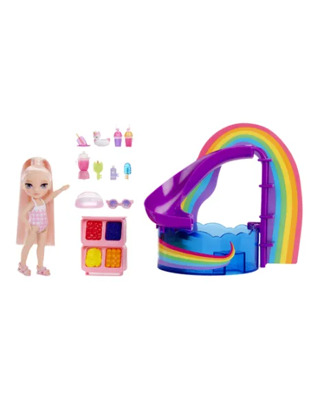 Rainbow High Little Pool Day with Blush Playset