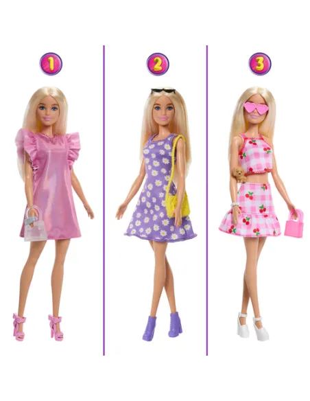 Barbie Armadio Dei Sogni Di Playset Giocattolo Con Bambola Alla Moda, Vestiti E Accessori, Larghezza Di 91 Cm Con Oltre 25 Pezzi