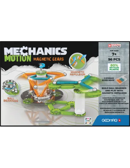 Geomag Mechanics Motion RE 2Magnetic Gears Giocattolo con magnete al neodimio