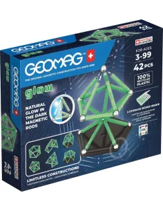 Geomag Glow Recycled Giocattolo con magnete al neodimio