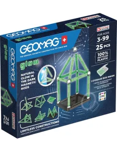 Geomag Glow Recycled Giocattolo con magnete al neodimio