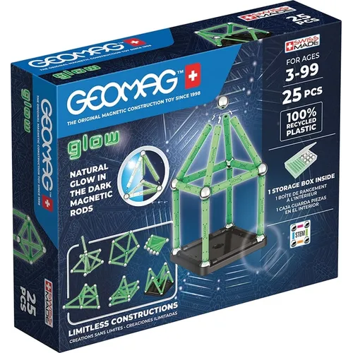Geomag Glow Recycled Giocattolo con magnete al...
