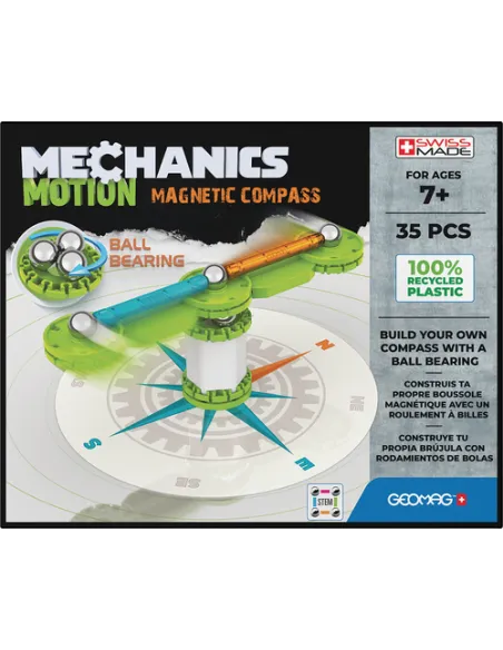 Geomag Mechanics Motion RE Compass Giocattolo con magnete al neodimio
