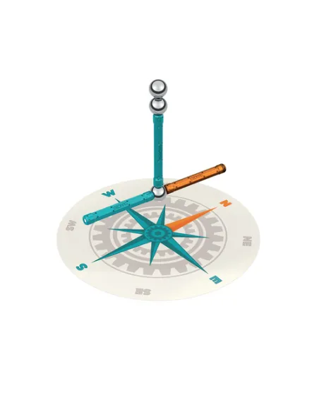 Geomag Mechanics Motion RE Compass Giocattolo con magnete al neodimio