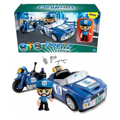 PINYPON ACTION Con VEICOLO POLIZIA (PNC02000)