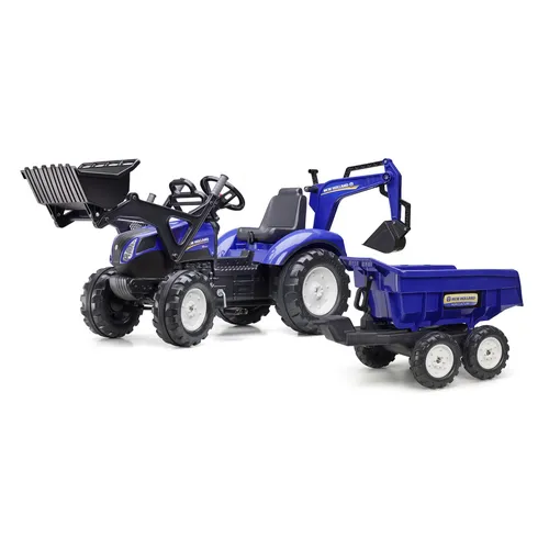 RETROESCAVATORE NEW HOLLAND+RIMORCHIO (3090W)