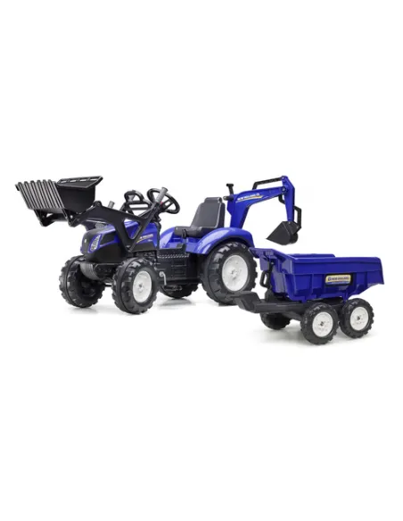 RETROESCAVATORE NEW HOLLAND+RIMORCHIO (3090W)