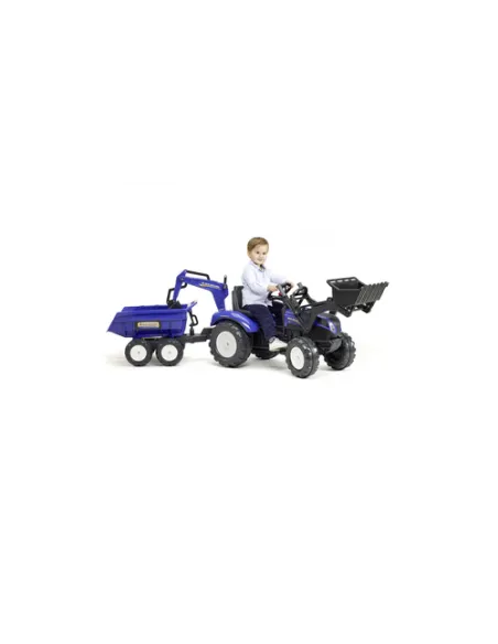 RETROESCAVATORE NEW HOLLAND+RIMORCHIO (3090W)