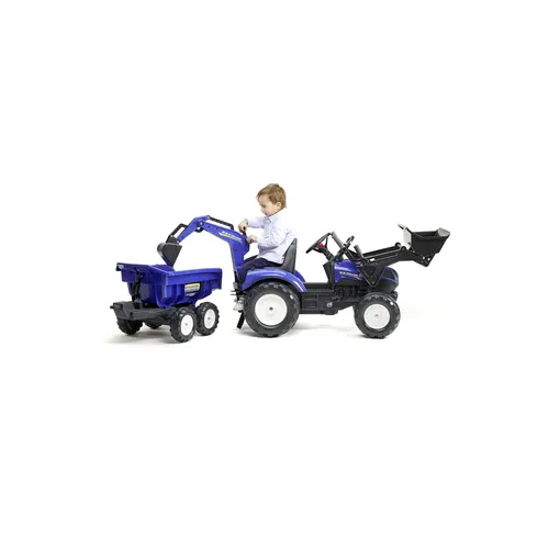 RETROESCAVATORE NEW HOLLAND+RIMORCHIO (3090W)