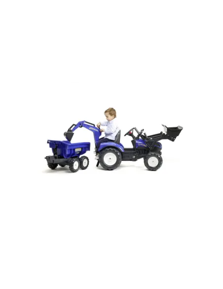 RETROESCAVATORE NEW HOLLAND+RIMORCHIO (3090W)