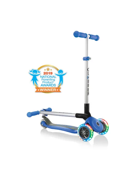 MONOPATTINO 3 RUOTE PIEGHEVOLE AZZURRO (IDD432-101)