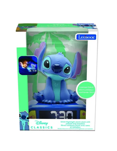 Lexibook Stitch Sveglia digitale Blu