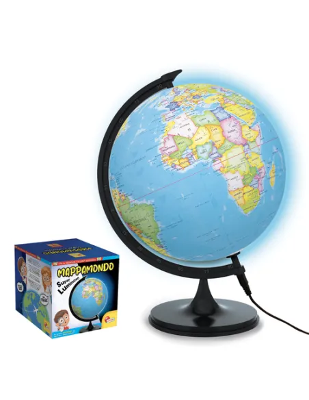 Lisciani I’m A Genius Mappamondo Super Luminoso Mappamondo politico