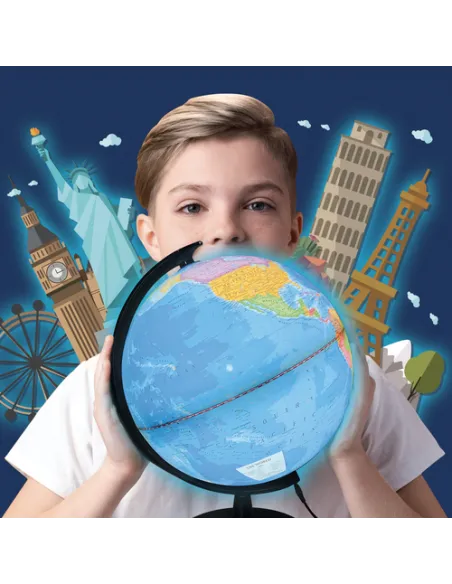 Lisciani I’m A Genius Mappamondo Super Luminoso Mappamondo politico