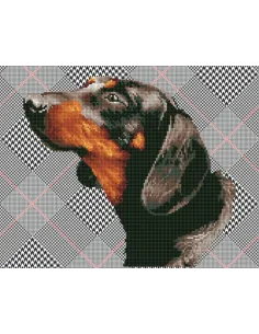 Diamond Dotz Noble Dachsie