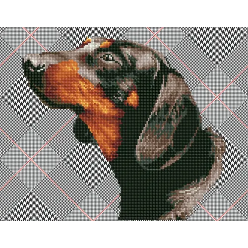 Diamond Dotz Noble Dachsie