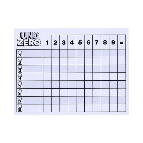 Games UNO Zero Carta da gioco Sostituzione