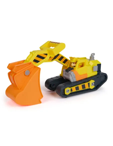Rubble & Crew , Bulldozer di Rubble, con Attrezzi Rimovibili, Veicolo Giocattolo con Personaggio, Giocattoli di PAW Patrol per B
