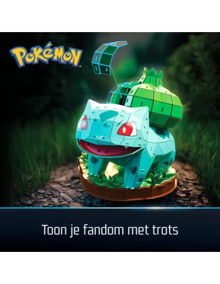 4D Build , Pokémon Bulbasaur, Kit di Modellismo 3D, Puzzle per Adulti, 195 pezzi, dai 12 Anni in su