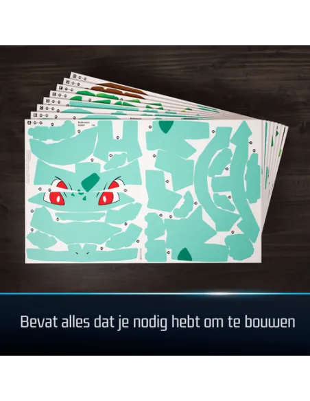 4D Build , Pokémon Bulbasaur, Kit di Modellismo 3D, Puzzle per Adulti, 195 pezzi, dai 12 Anni in su