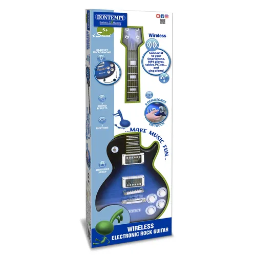 Bontempi Electronic Rock Guitar with Wireless...