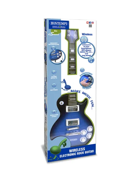 Bontempi Electronic Rock Guitar with Wireless connection