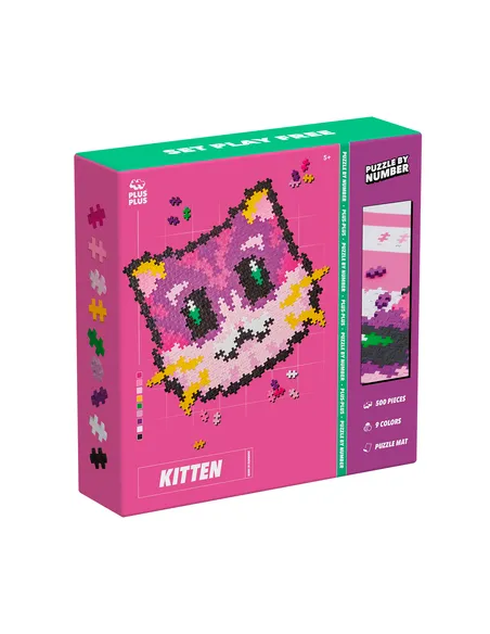 Plus-Plus 9603960 puzzle Puzzle per numero 500 pz Animali