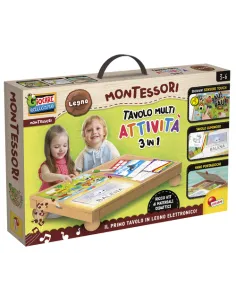 Lisciani Montessori Legno Tavolo Multi Attivita’