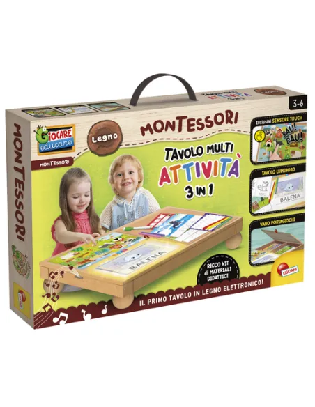 MONTESSORI TAVOLO MULTI ATTIVITA' (107407)