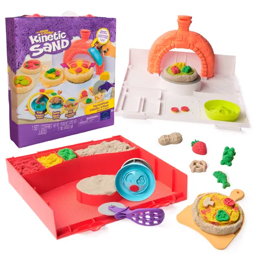 Kinetic Sand , Set di Gioco Squish Pizza, con...