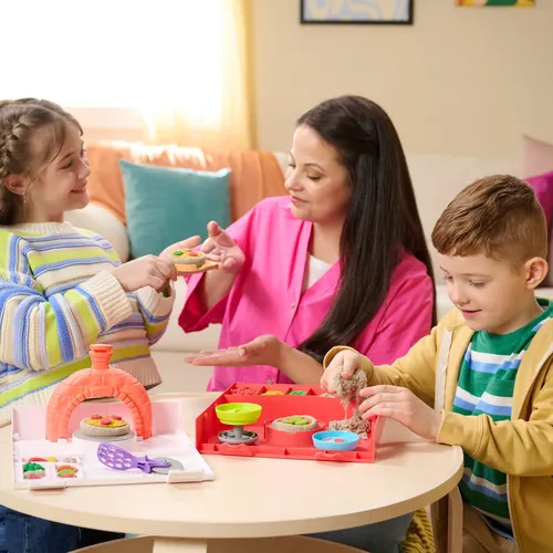 Kinetic Sand , Set di Gioco Squish Pizza, con...